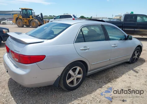 2005 Honda Accord 2.4 Ex из США, поврежденный, VIN 1HGCM567X5A049714